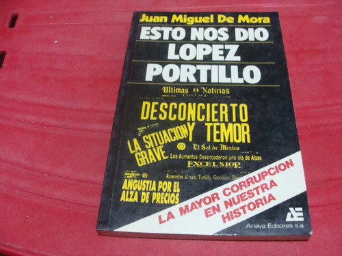 Esto Nos Dio Lopez Portillo , Año 1982 , Juan Miguel De Mora