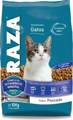 Comida Raza Para Gatos Importada  10  Kg  Racionya