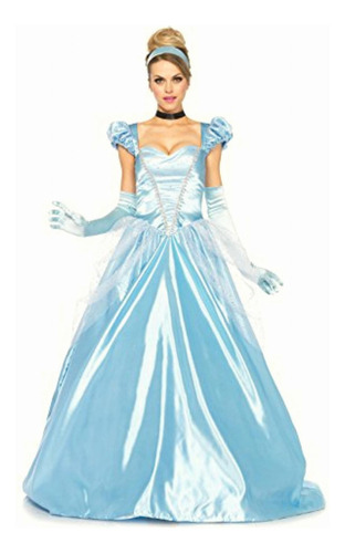 Leg Avenue Disney 3pc. Classic Cinderella Costume, Blue