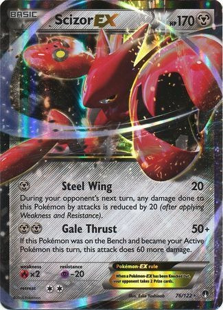 Scizor Ex Carta Pokémon Original+10 Cartas
