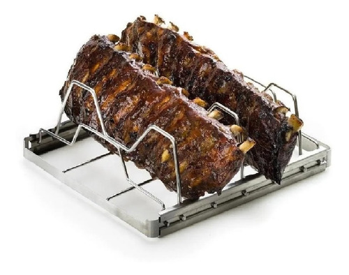 Rack Para Costillas Bbq Plegable