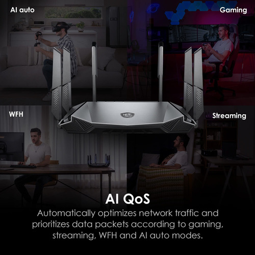 Router Gaming Msi Radix Axe6600 Wifi 6e Tri-band Rápido