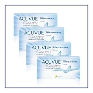 Acuvue Oasys - Lentes De Contacto - Neutra - Promo 4 Cajas