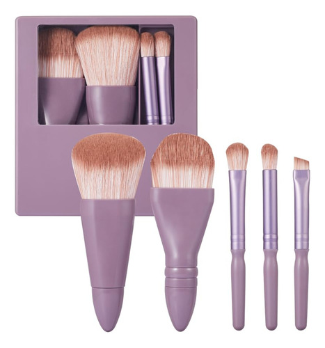 Coshine Juego De Brochas De Maquillaje De Viaje Portatil, 5 