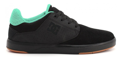 Zapatillas Dc Shoes Modelo Plaza Tc Negro Turquesa Nueva