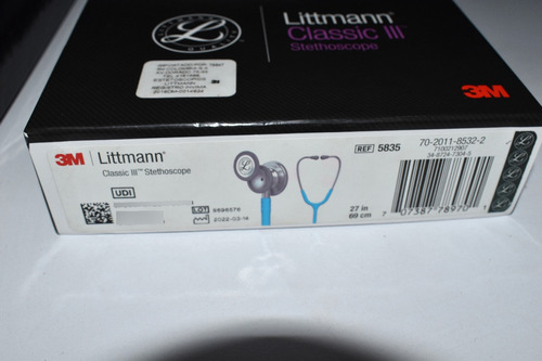 Fonendoscopio Littmann Classic Iii Turquesa 5835