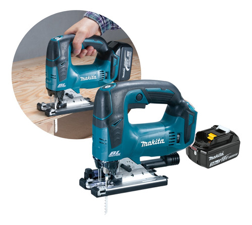 Sierra Caladora Inalámbrica Makita Madera + Batería 18v 3.ah