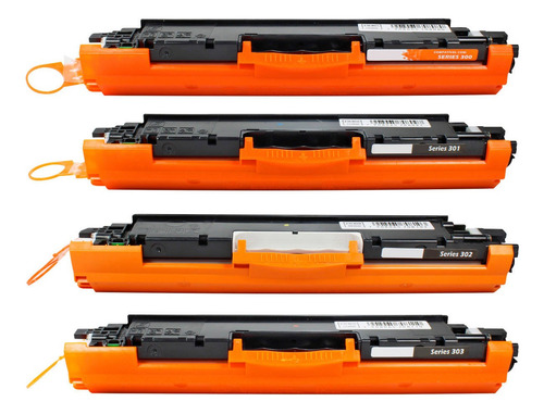 Kit 4 Cores Toner Compatível Com M177fw M175a Cp1025 Premium