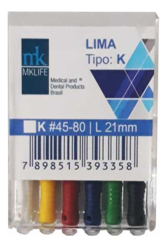 Lima K 21mm 45-80 Mk Life 6 Unidades