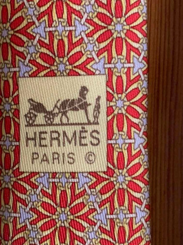 Corbata Hermès 100% Seda.origen Francia. Largo 153 Cm.
