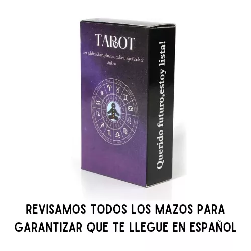 Tarot Rider Waite Con Significados En Español 10x6 Cm - $ 145
