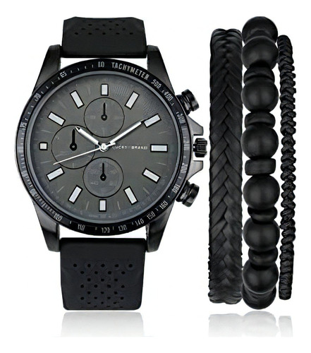 Lucky Brand Reloj Para Hombre Banda De Silicona Perforada Ac