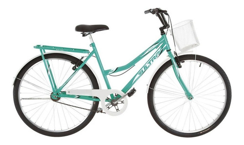 Bicicleta Aro 26 Summer Vintage Verde/branco Ultra Bikes Cor Verde-anis/Branco Tamanho do quadro M