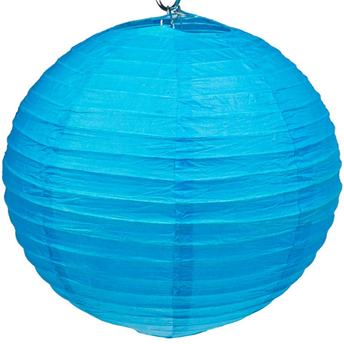 Lanterna Chinesa 30cm Colorida Esfera De Papel