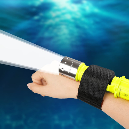 Hecloud Linterna De Buceo Con Luz De Buceo Recargable Ipx8 I