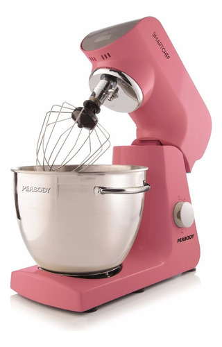 Batidora de pie Peabody Smartchef PE-BM100 rosa 220 V