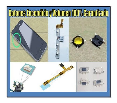 Botones Lenovo,huawei,zte,motorola,hyundai,alcatel Etc