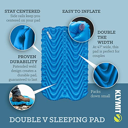 Colchón Para Dormir Klymit Double V, Para 2 Personas, Doble