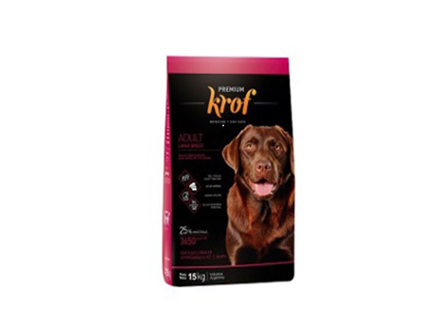 Krof Premium Adulto Large Breed X 15kg Il Cane Pet Food Z.n