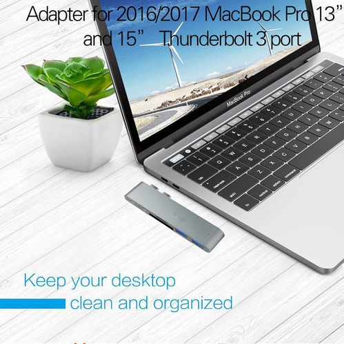 C Hub Usb, Sunteck Macbook Pro Con Adaptador Tipo C De Paso