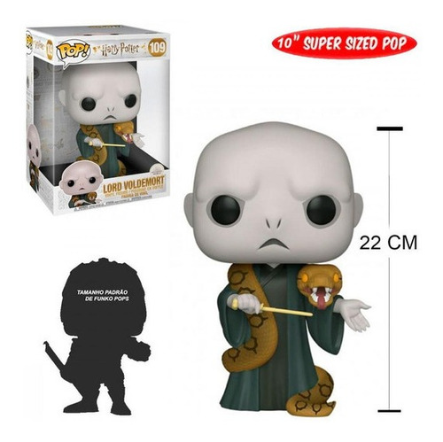 Imagem 2 de 3 de Funko Pop Harry Potter Lord Voldemort And Nagini 109 Sized