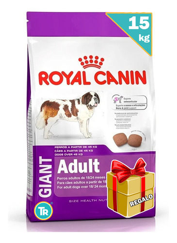 Royal Canin Giant Adult 15 Kg + Pate + Envío S/cargo