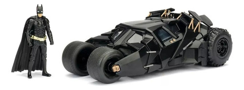 Coche miniatura negro Batmobile E Batman 1:24 Dark Knight