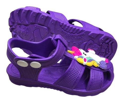 Imagen 6 de 6 de Huarache Para Niña C/broche Colores