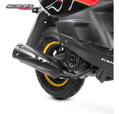 Imagen 6 de 6 de Motocicleta Carabela Surfer City Rojo Mate 125 Contado