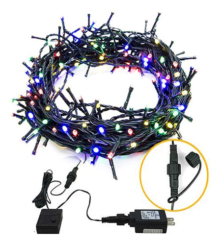 Dooit 200 Luces Led De Cadena De Hadas, Luces De Navidad Con