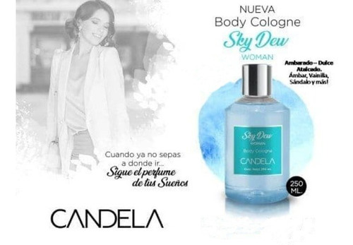 Colonia Para Mujer Candela Sky Dew