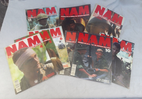 Revistas Nam Lote X9 . Crónicas De La Guerra Vietnam 1965-75