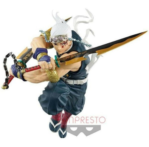 Imagen 2 de 7 de Figura Tengen Uzui Vibration Stars Kimetsu No Yaiba