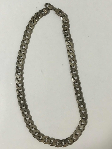 Corrente Cordão Prata 12mm Grumet 60cm 140gr