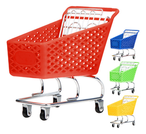 Carrito De Compras Para Decoración Del Hogar, 4 Unidades