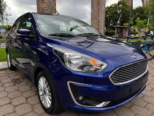 Imagen 7 de 15 de Ford Figo Titanium 3 Cilindros 2020 Automático Azul Dakkar