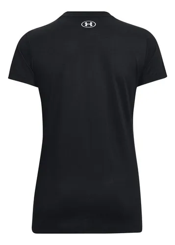 Camiseta Under Armour Tech Solid Lc Crest Mujer-negro