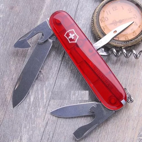 Victorinox Navaja Spartan, Roja Transparente, 12 Usos : :  Deportes y Aire Libre