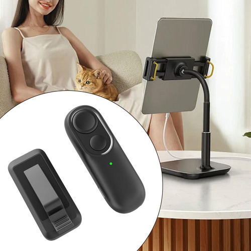 D Remote Control Page Turner Com Lanyard Ebook Readers Preto