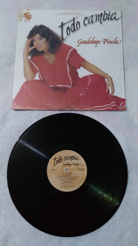 Guadalupe Pineda Todo Cambia Lp Vinil Impecable 1986