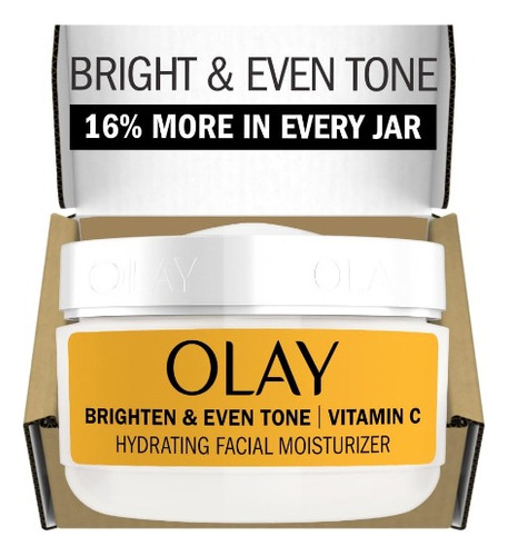 Olay Bright & Even Vitamina C, Crema Hidratante Facial 2 Oz Momento De Aplicación Día/noche Tipo De Piel Todo Tipo De Piel