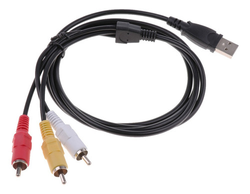 Cable De 1,5 M Usb A 3 Rca Av Jack For Cable De Línea De