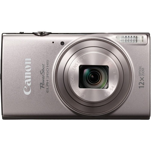  Canon Powershot Elph 360 Hs Compacta Color Plata