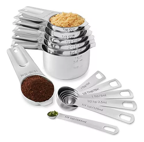 Juego Medidores Cocina Acero Inoxidable 13pc - Especias