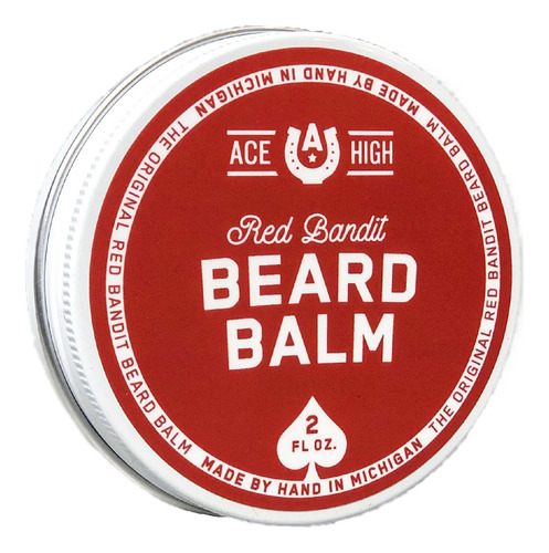 Ace De Alta Rojo Bandit Blsamo De Barba, Acondicionador, 2oz