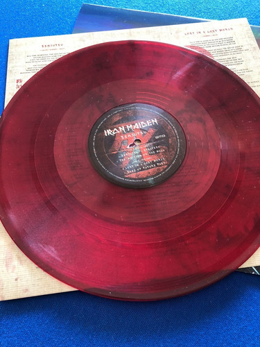 Vinil Lp Iron Maiden Senjutsu Red Vermelho Triplo 180g (Usado)