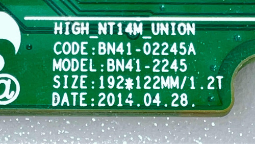 Tarjeta Madre Main Samsung Un40j6200 Un40j6200af Bn41-02245a (Usado)