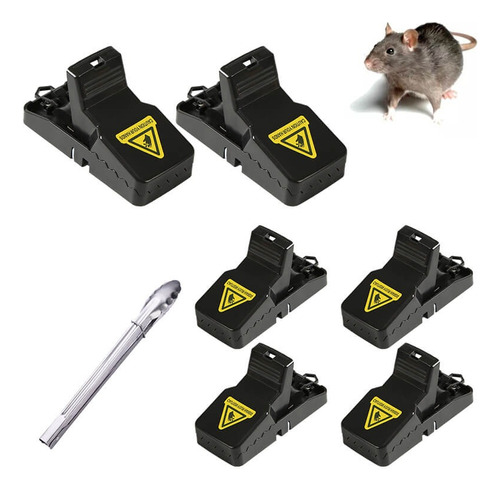 Trampas Para Ratones/ratas De Trabajo Reutilizable 6 Paquete