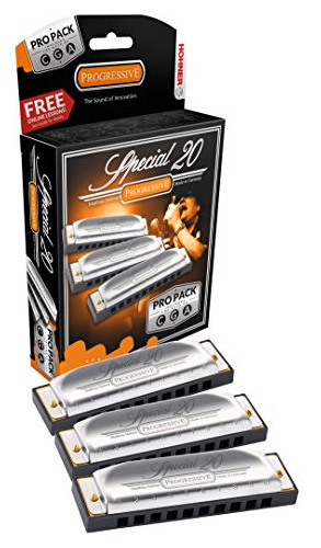 Hohner Special 20 Armónica Pro Pack 3 Llaves De G, C, A