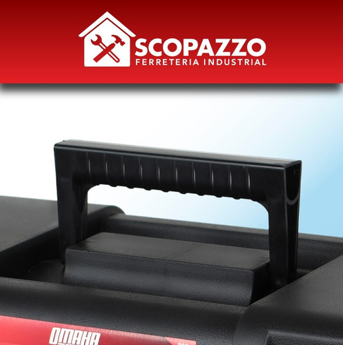 Imagen 5 de 10 de Caja De Herramientas Plástica 23'' Omaha + 3 Bandejas